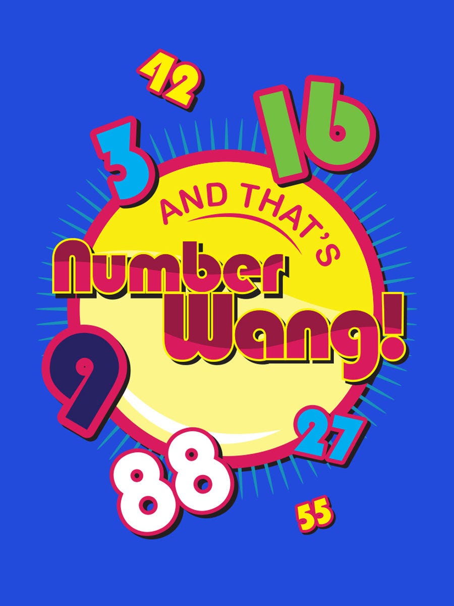 And That's Numberwang! Men's Blue T-Shirt And That's Numberwang! Men's Blue T-Shirt