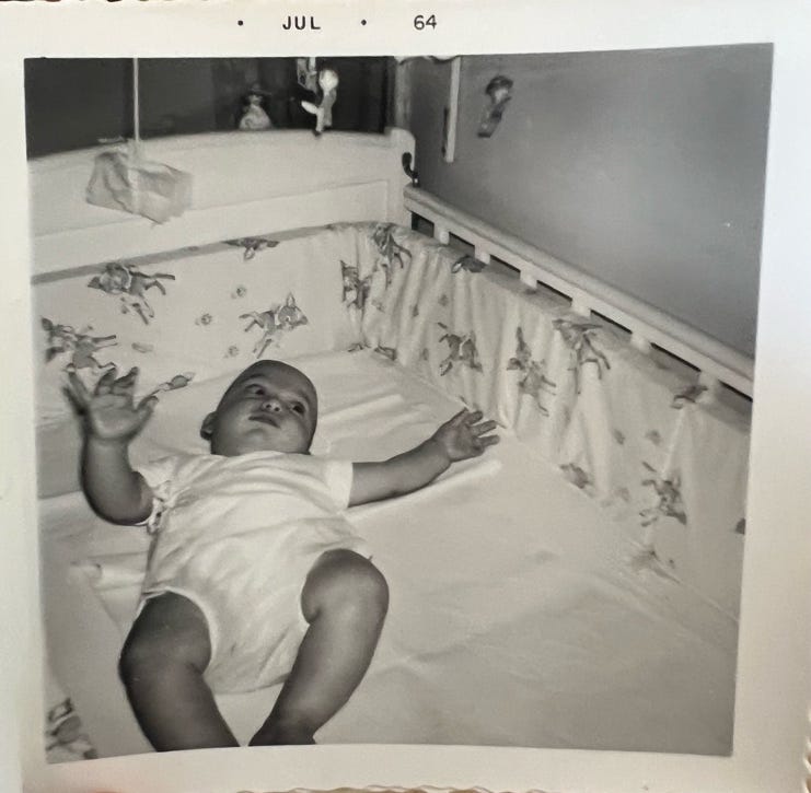 A baby lying in a crib
AI-generated content may be incorrect. A baby lying in a crib
AI-generated content may be incorrect.