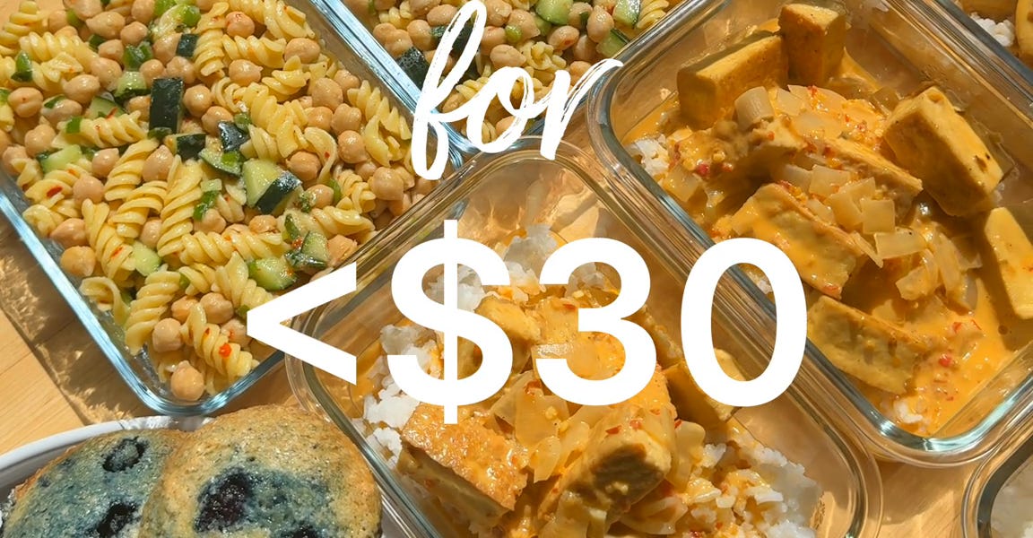 Budget Meal Prep Episode 2 💵 - by Vegan Scratch Kitchen