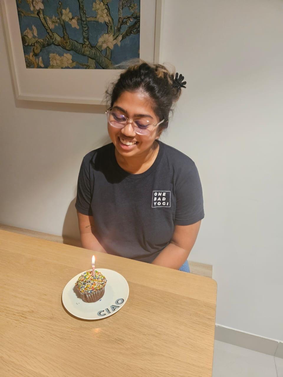Seni on her birthday