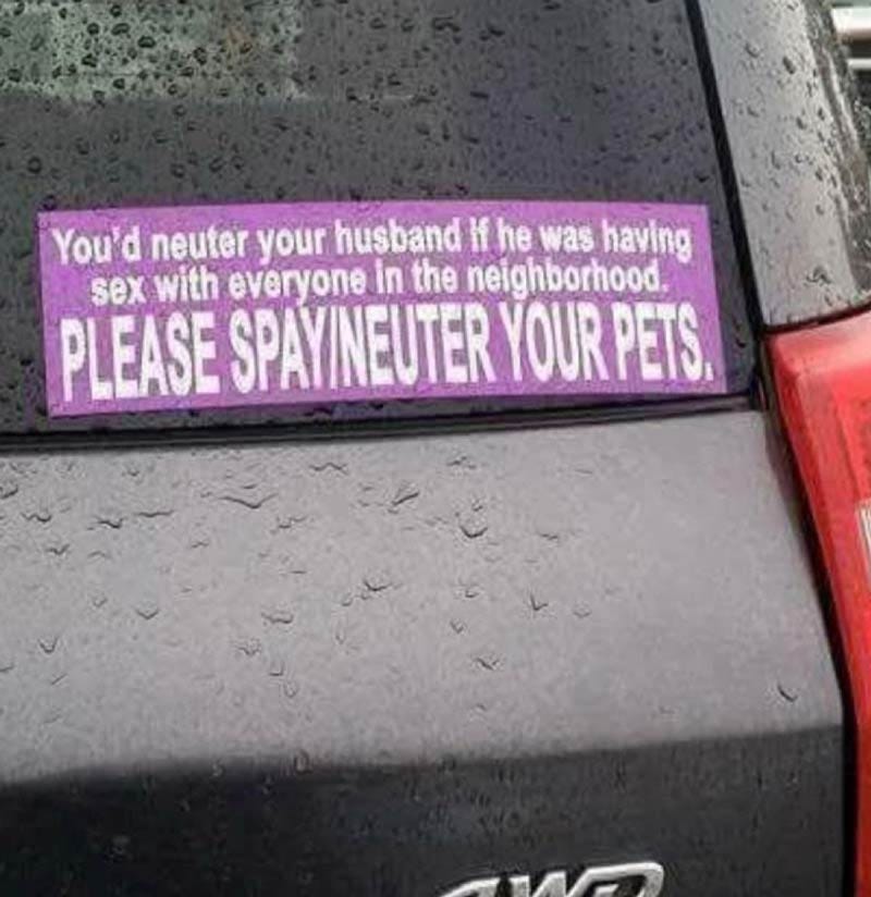 Some do neuter their husbands