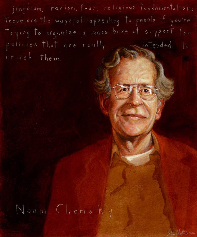 Noam Chomsky Awtt Portrait Noam Chomsky Awtt Portrait