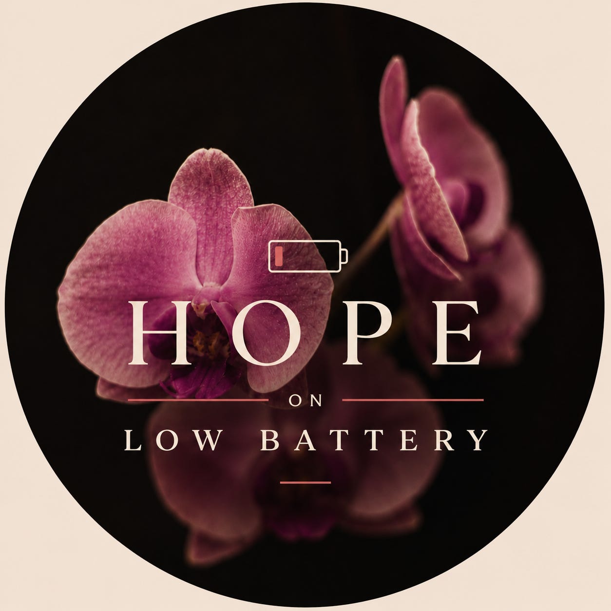 HOPE ON LOW BATTERY 