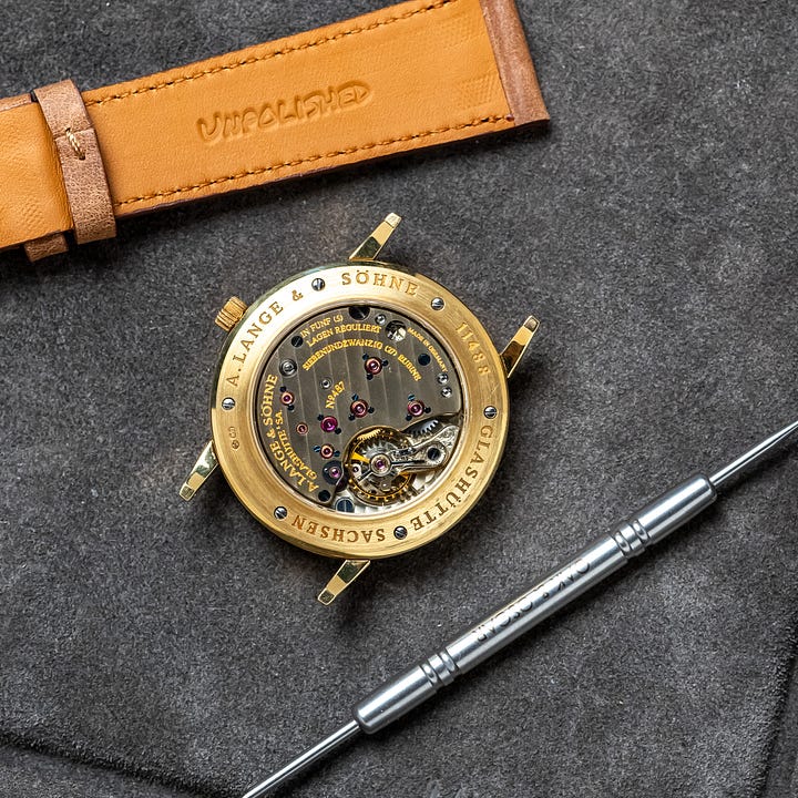 Leather calfskin straps for vintage watches