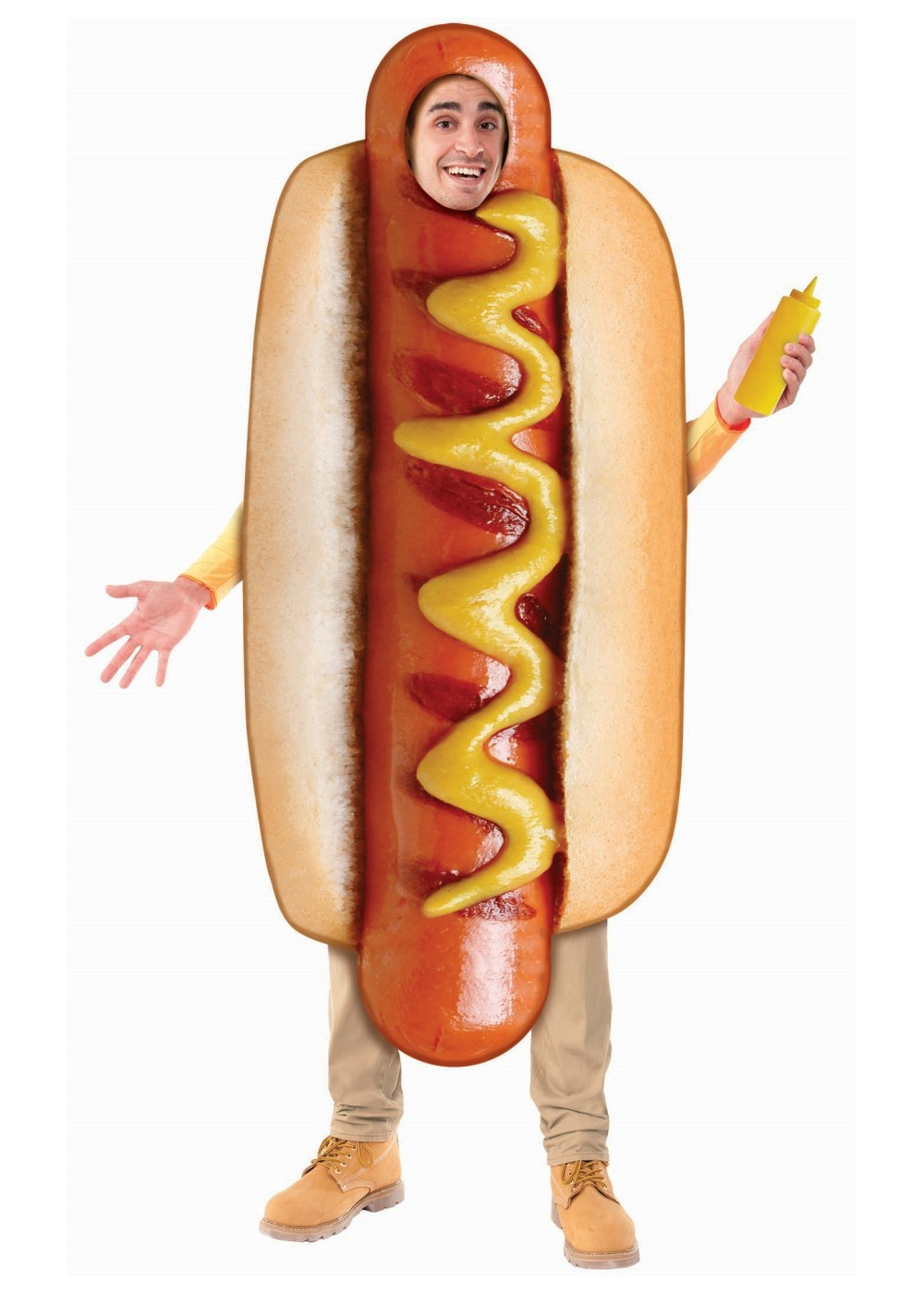 Mens Hot Dog Costume - Food Costumes Mens Hot Dog Costume - Food Costumes