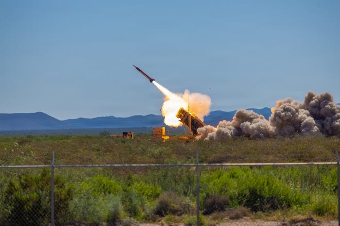 Soldiers from the 11th Air Defense Artillery Brigade conduct a Patriot missile live-fire exercise at MacGregor Range near Fort Bliss, Texas, Aug. 23, 2025. Soldiers from the 11th Air Defense Artillery Brigade conduct a Patriot missile live-fire exercise at MacGregor Range near Fort Bliss, Texas, Aug. 23, 2025.