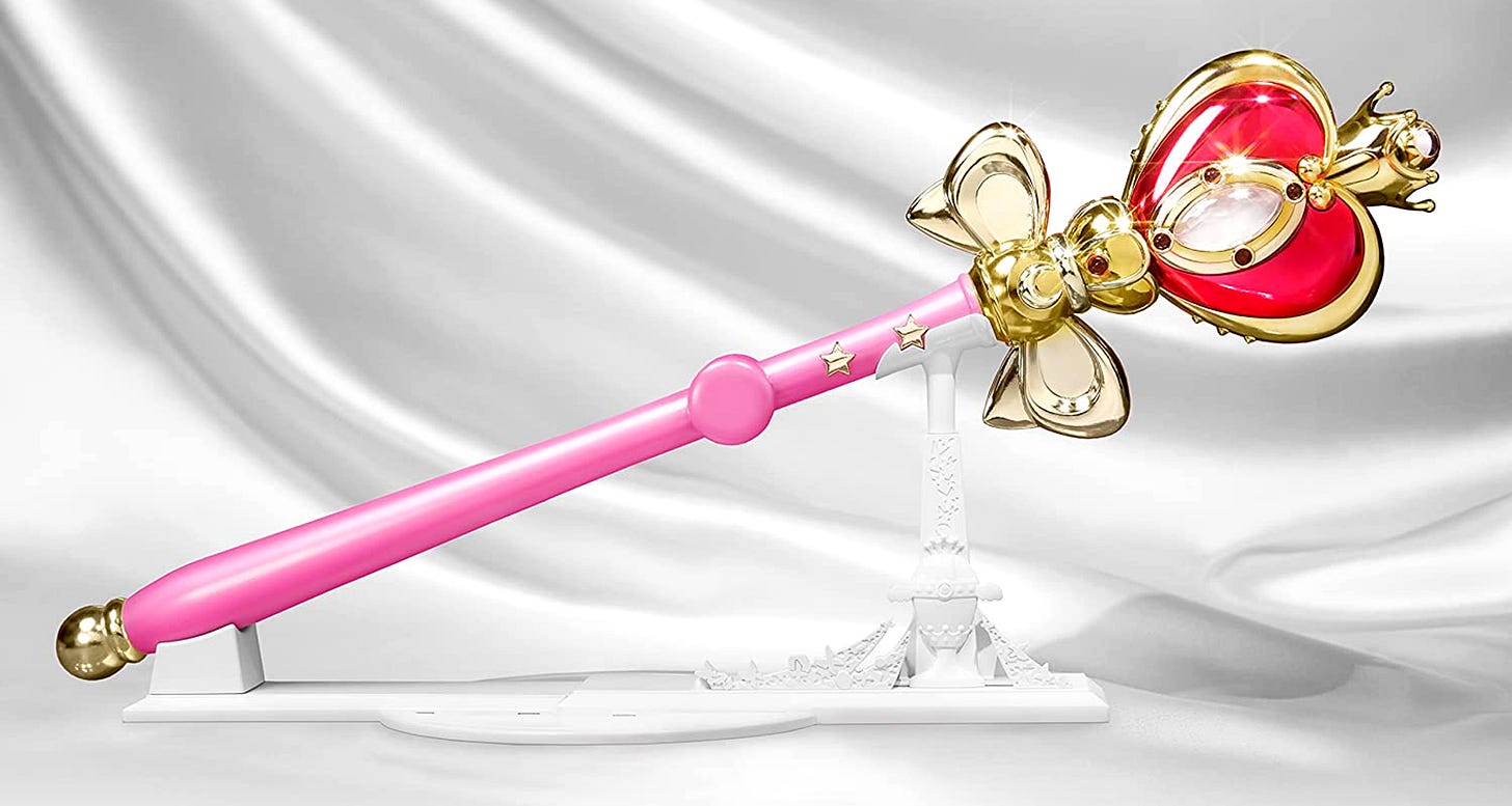 Spiral Heart Moon Rod Brilliant Color Edition Proplica