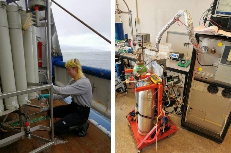 Water Sampling on Research Vessel and Nanoplastics Analysis Setup Water Sampling on Research Vessel and Nanoplastics Analysis Setup