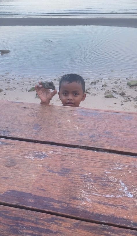 play, ocean, island life