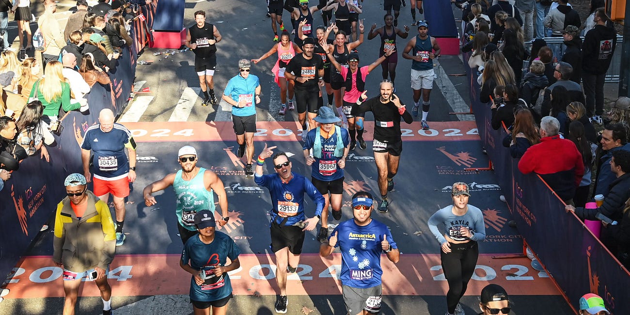 self-care practices post 20+ min NYC Marathon PR