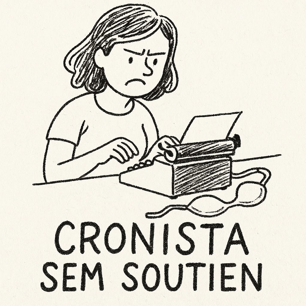 Cronista sem soutien
