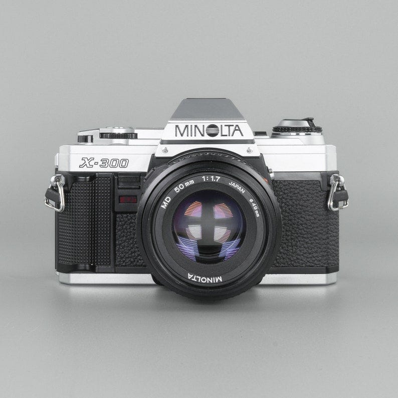 Minolta X-300 35mm SLR Film Camera Camera Only