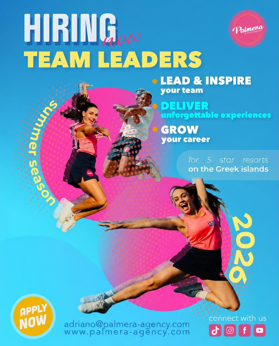 Team Leaders And Entertainment Managers Wanted Team Leaders And Entertainment Managers Wanted