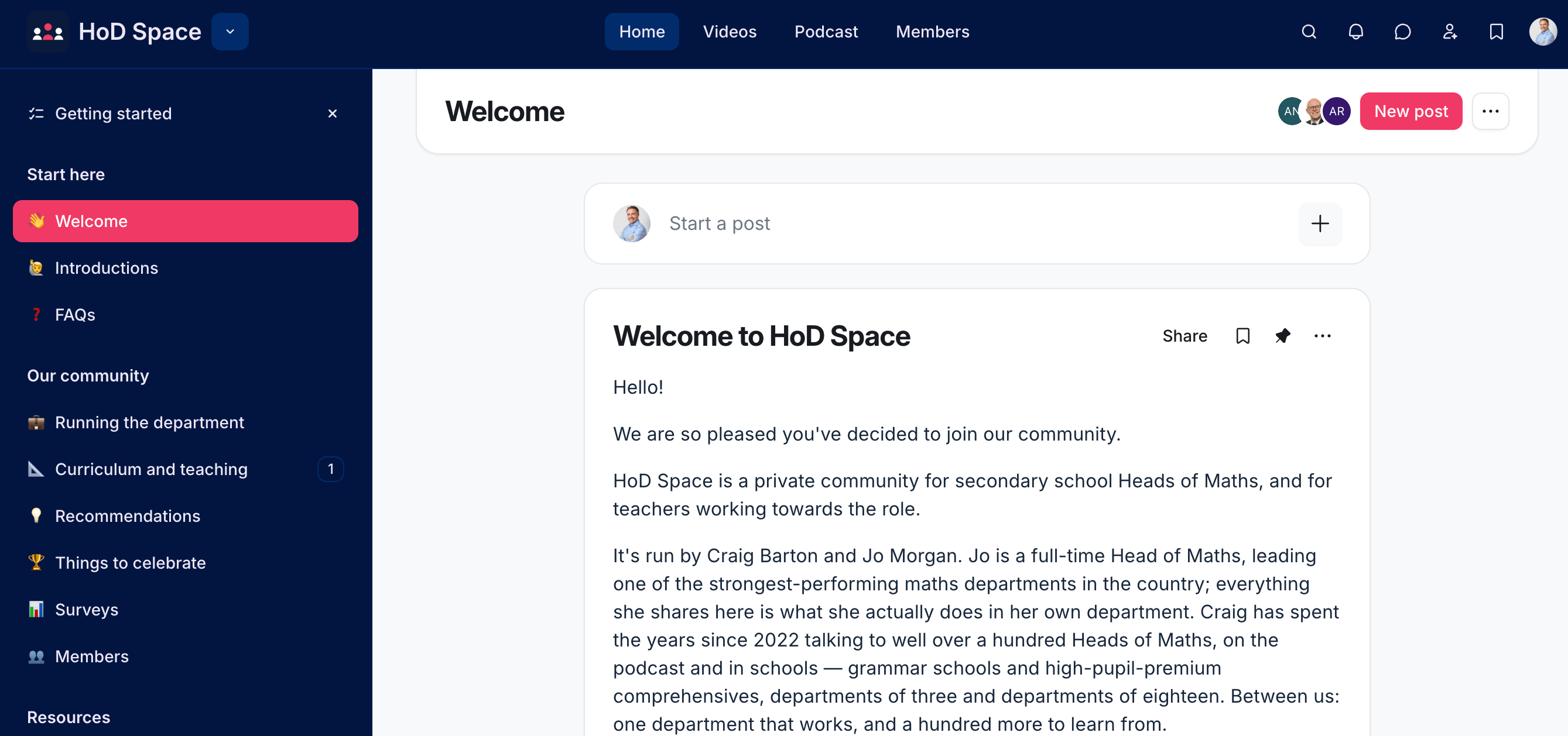 Introducing HoD Space