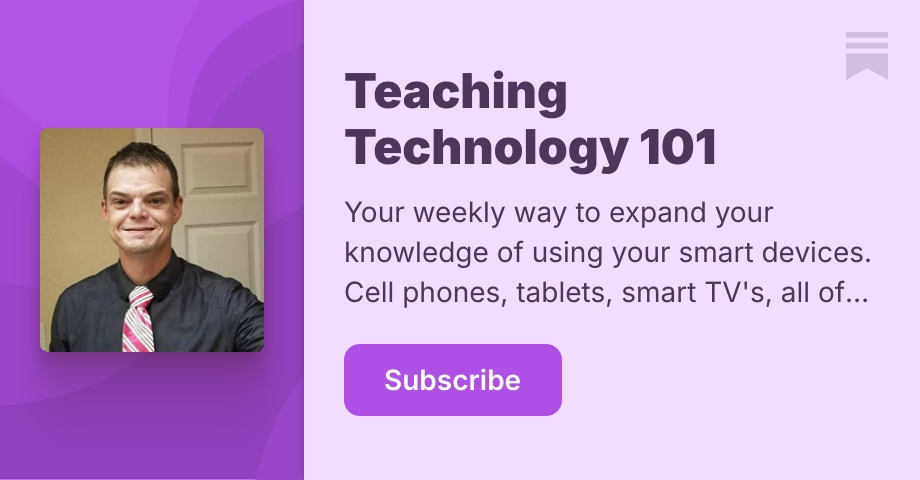 Teaching Technology 101 | Substack