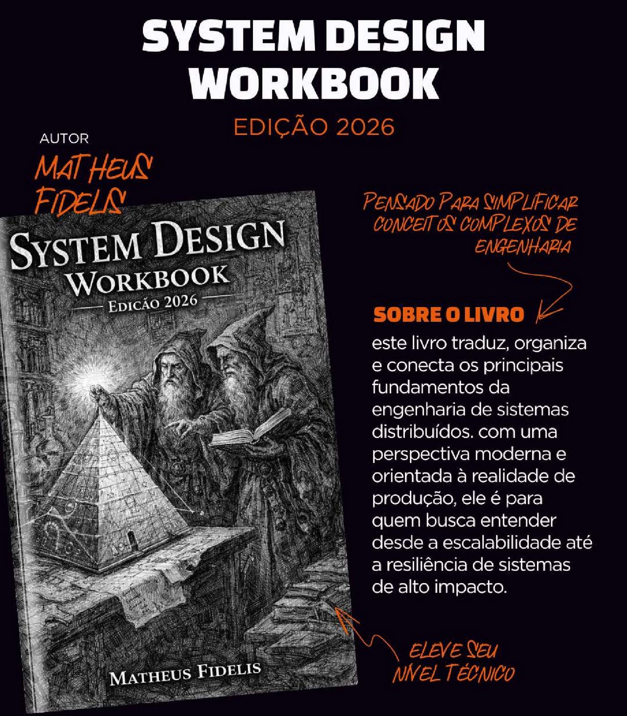 System Design Workbook na Amazon, LinuxTips e Leanpub!!!!
