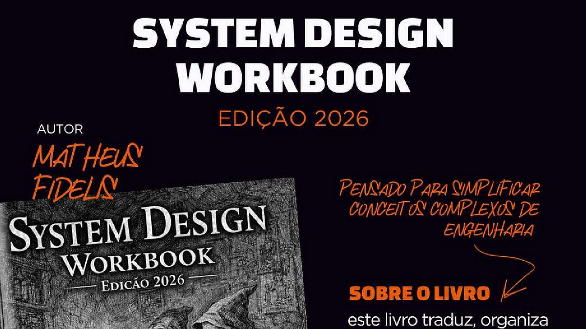 System Design Workbook na Amazon, LinuxTips e Leanpub!!!!