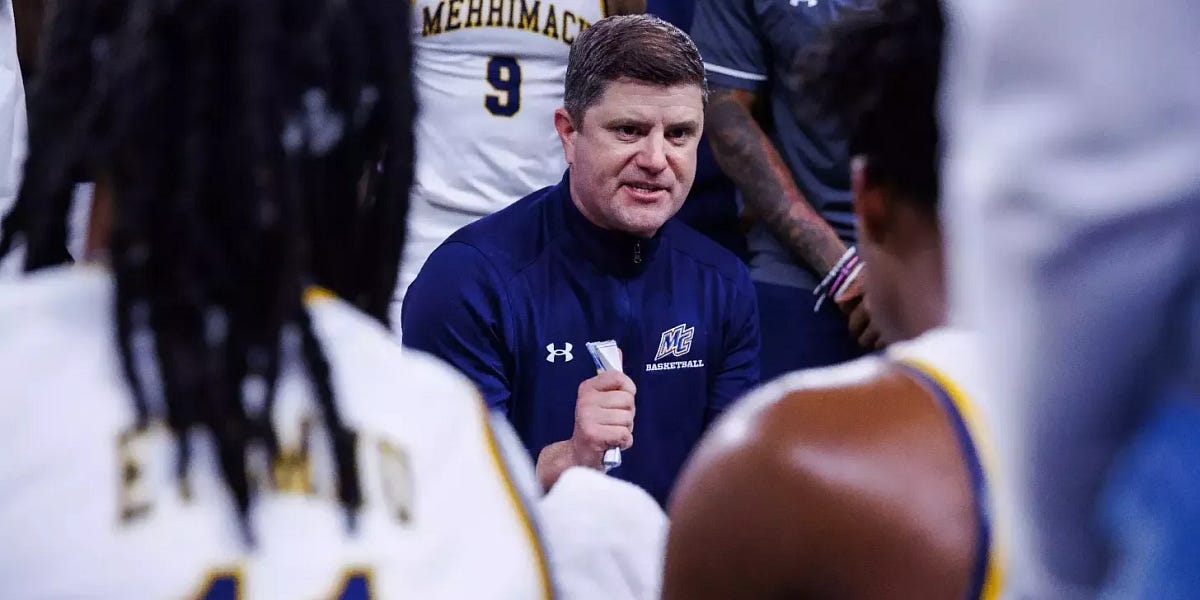 Postgame with Joe Gallo after win over Mount St. Mary’s