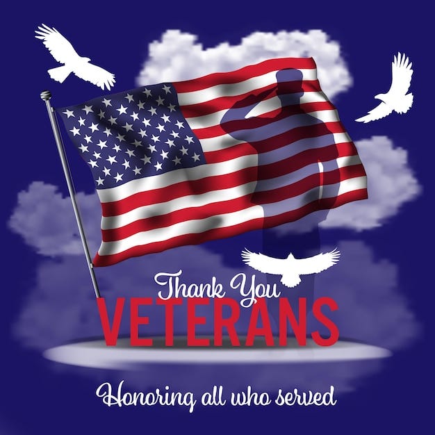 American flag waving proudly