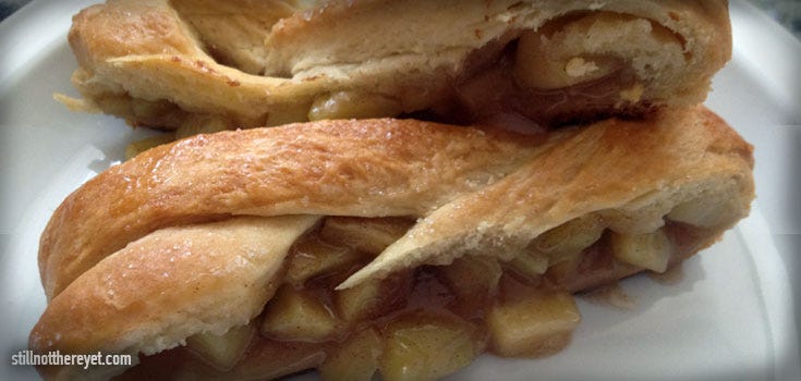 Braided Fruit Danish - Apple Braided Fruit Danish - Apple