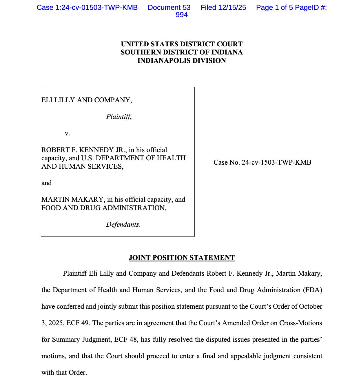 The Retatrutide GLP-1 Lawsuit Isn't Over — But the Court Is Done