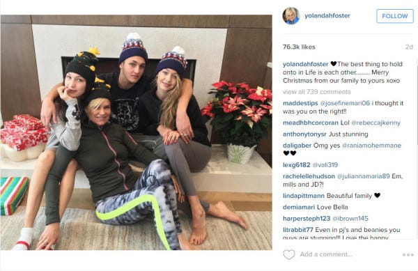 gigi hadid with yolanda foster 2015 gossip gigi hadid with yolanda foster 2015 gossip