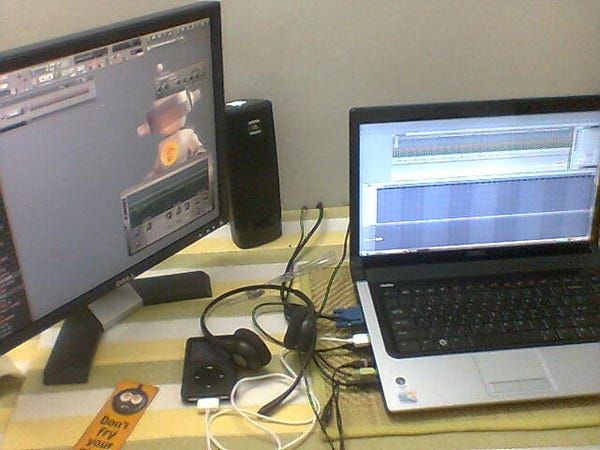 My first music production setup!