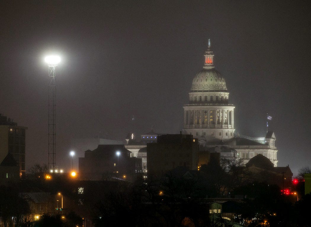 Moonlight tower in Austin, TX