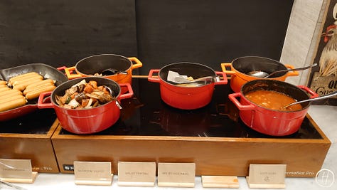 Breakfast selection at Courtyard by Marriott