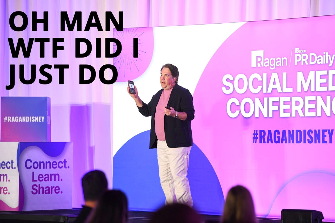 A person on a stage holding a phone

AI-generated content may be incorrect.