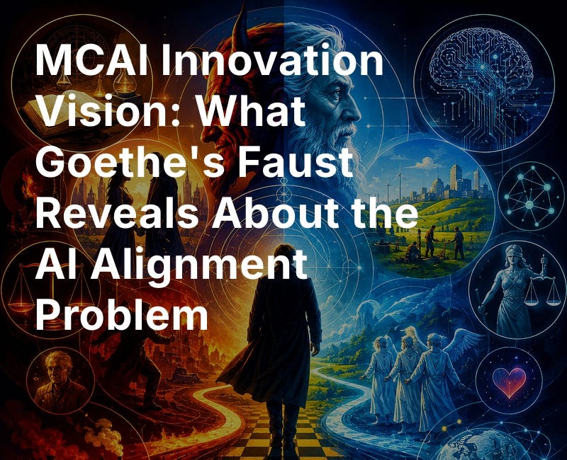 MCAI Innovation Vision: What Goethe's Faust Reveals About the AI Alignment Problem
