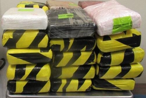 confiscated cocaine