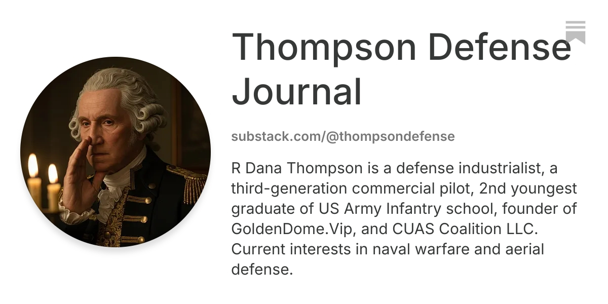 Thompson Defense Journal | Substack