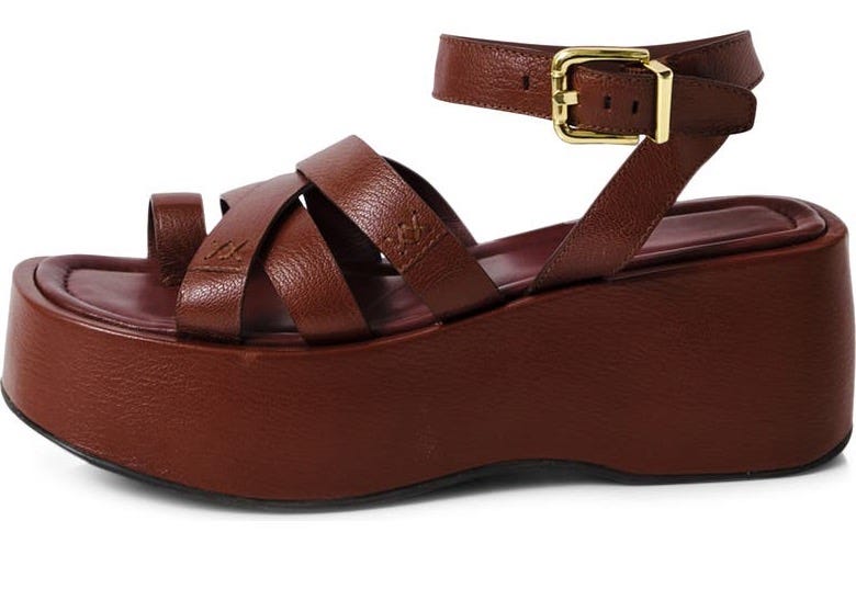 Hazel Platform Sandal, Alternate, color, COCONUT SHELL Hazel Platform Sandal, Alternate, color, COCONUT SHELL