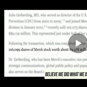 Former CDC Scientist : Vaccines Cause Autism – ‘WE COVERED IT UP’