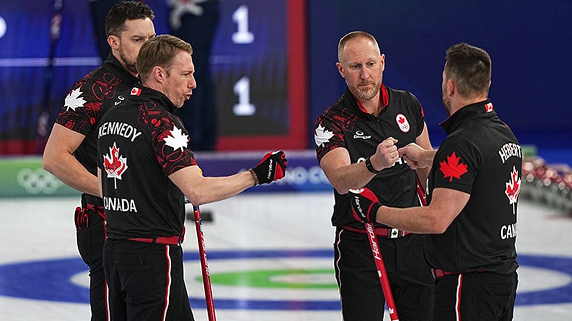 Brad Jacobs skips Canada to Olympic win over 2022 champions Sweden as tempers flare | CBC Sports Brad Jacobs skips Canada to Olympic win over 2022 champions Sweden as tempers flare | CBC Sports