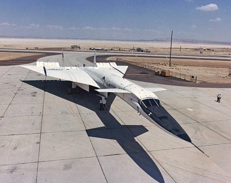 The XB-70: Credit NASA