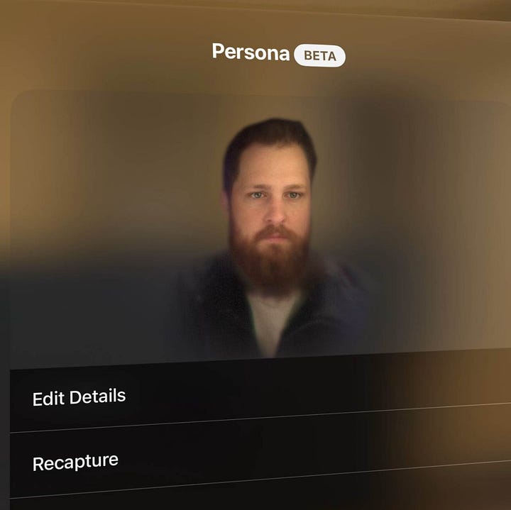 Apple Vision Pro Personas