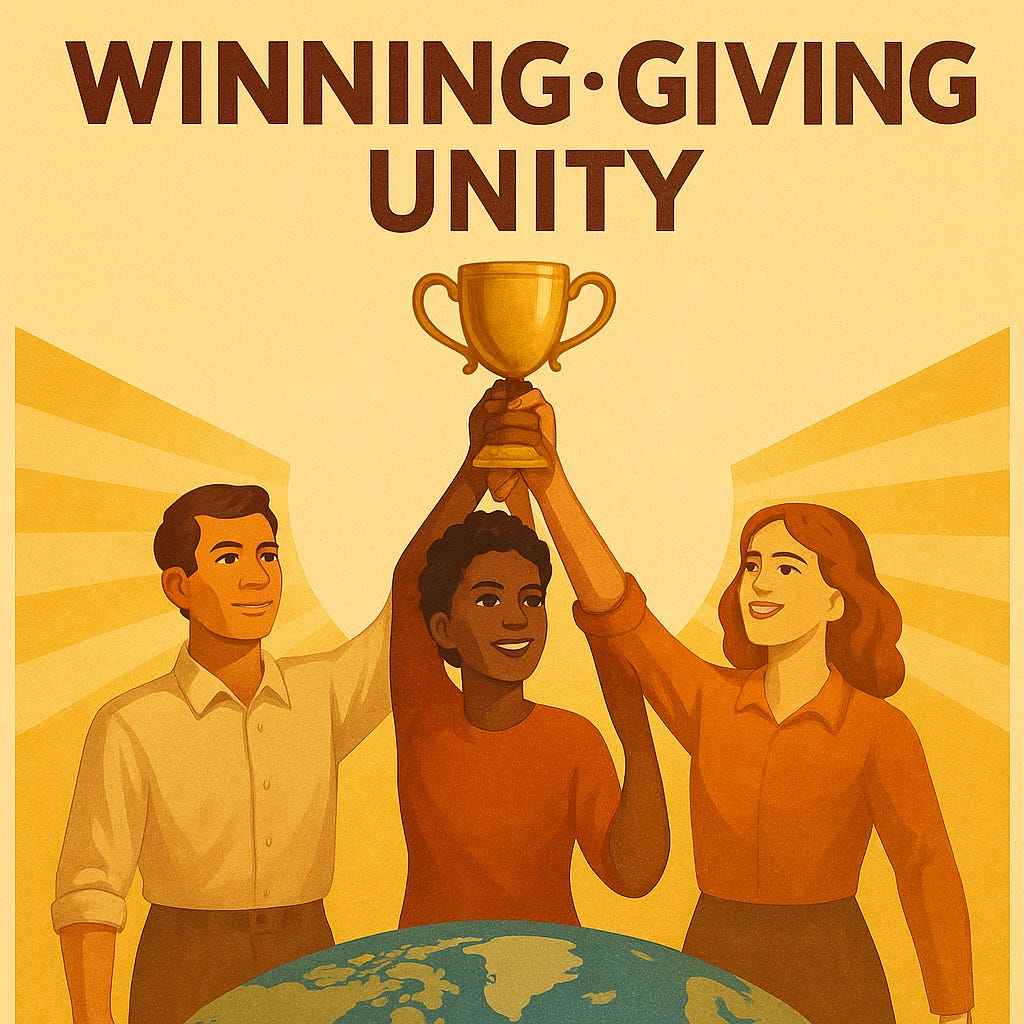 Winning, Giving, Unity - by Yoshi Garnica