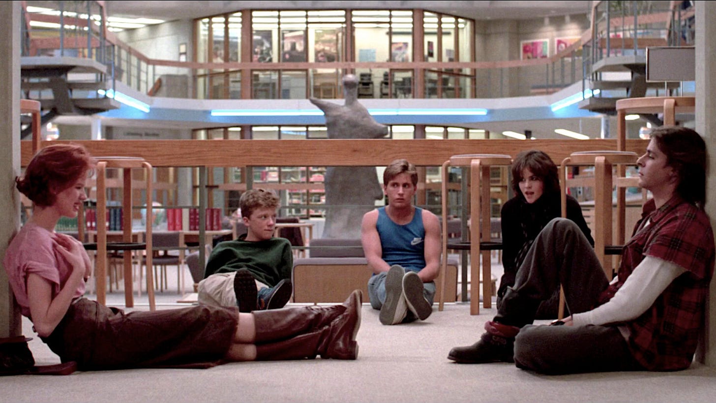 This Famous Breakfast Club Scene Was Actually Improvised This Famous Breakfast Club Scene Was Actually Improvised