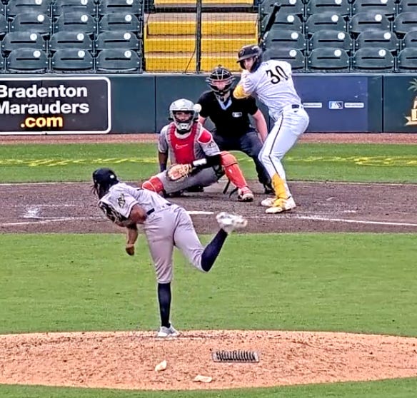 Cimillo Homers in Marauders Rain Shortened Loss