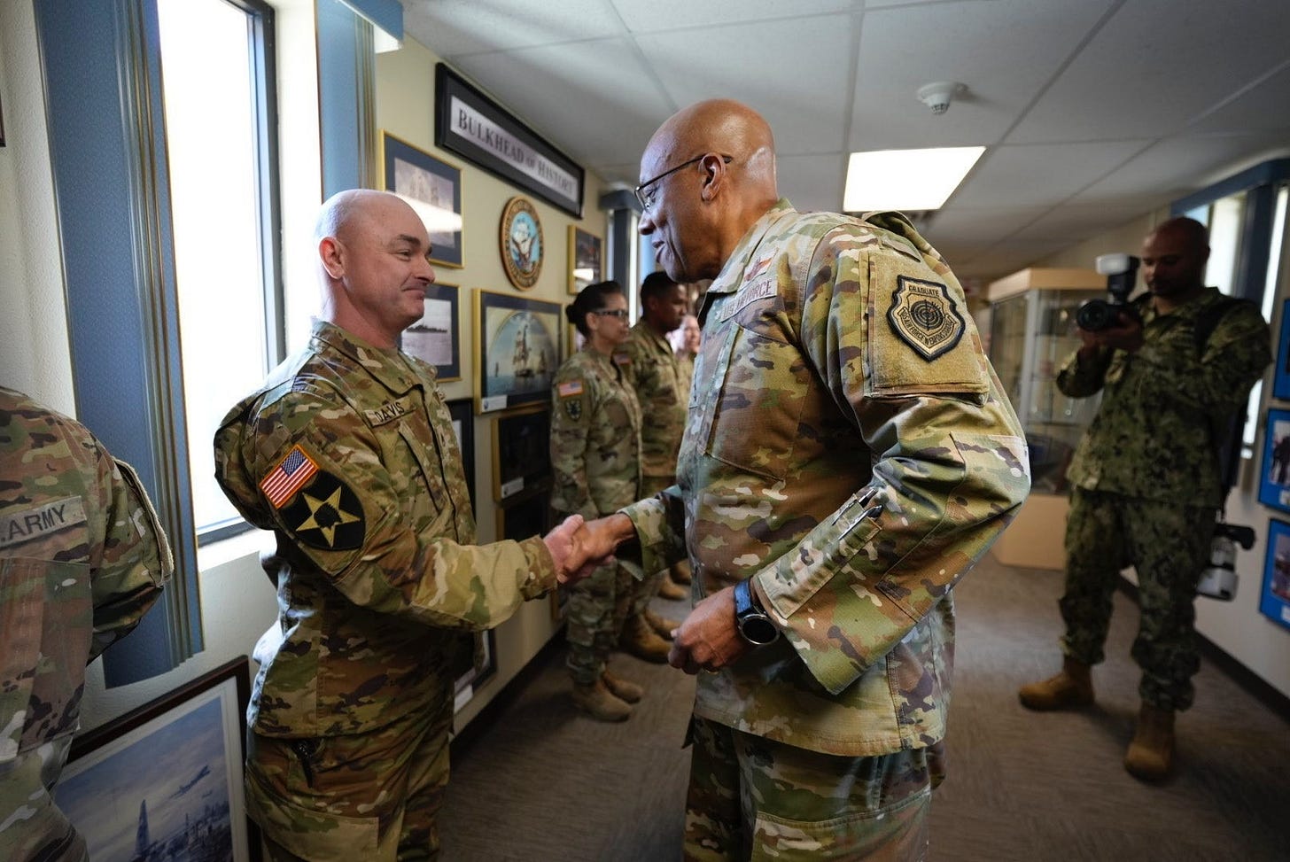 Chairman of the Joint Chiefs of Staff General CQ Brown visits troops assigned to the US Border with Mexico (Feb 21, 2025) Chairman of the Joint Chiefs of Staff General CQ Brown visits troops assigned to the US Border with Mexico (Feb 21, 2025)