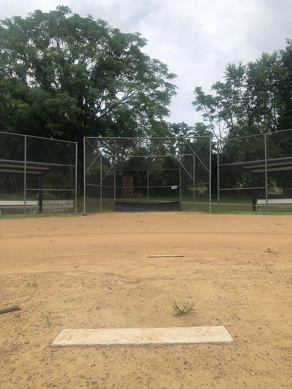 View of a very clean home plate.