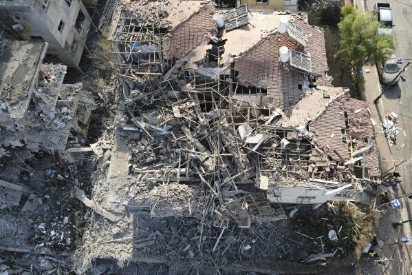 photos of iran missile attack on israel | AP News