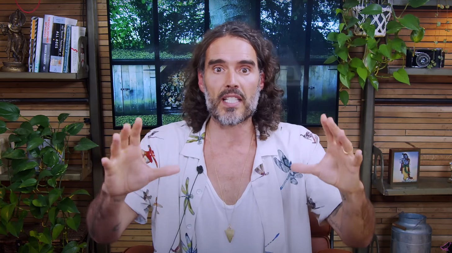 By playing the part of a predator, Russell Brand convinced us he couldn't  be one – The Irish Times