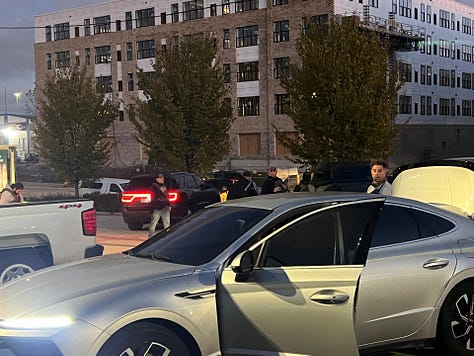 Photo gallery of ICE agents attempting to stage a raid in Milwaukee Oct. 29, 2025.