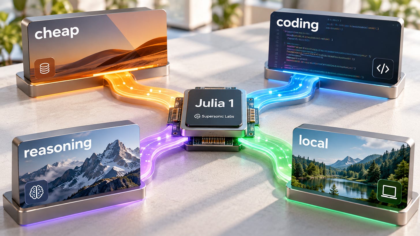 Julia 1: why a 144M model that writes nothing could matter Julia 1: why a 144M model that writes nothing could matter