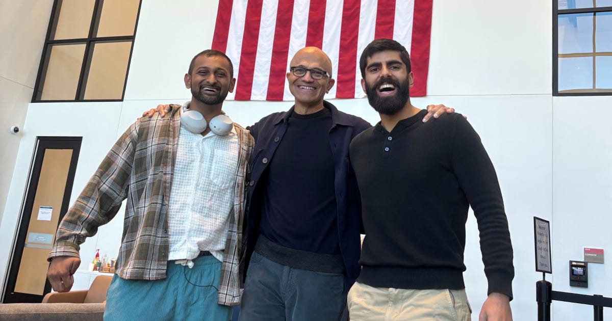Dylan Patel, Satya Nadella, and Dwarkesh Patel / @dwarkesh_sp on X / The Signal Newsletter