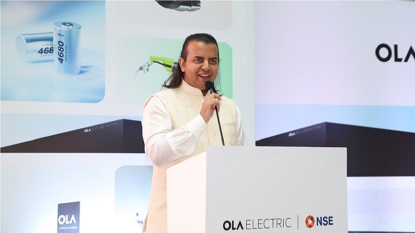 Ola Electric share price: Ola Electric Mobility stock lists at Rs 76 on NSE  after IPO oversubscription