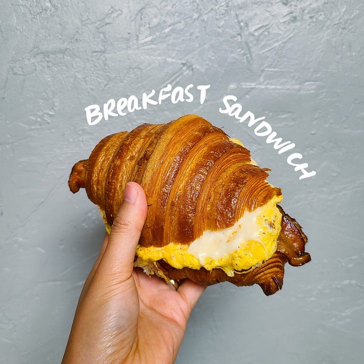 Vicente Bakery & Bistro Breakfast Sandwich